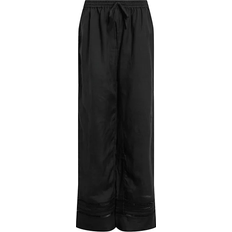 Mujer - Pantalones de lino AllSaints Jade Linen Wide Leg Trousers - Black