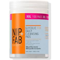 Glycolic Acid Face Cleansers Nip+Fab Glycolic Fix Daily Cleansing Pads XXL 100-pack