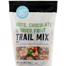 Fruit Nuts & Seeds Happy Belly Nuts Chocolate & Dried Fruit Trail Mix 48oz 1