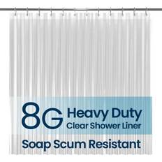 LiBa Clear Shower Curtain Liner PEVA 8G