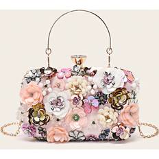 Shein New Handmade Beaded Floral Clutch Bag For Evening Party Collection