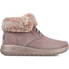 Skechers Beige Bottes Skechers On-The-Go Joy Plush Dreams - Dark Taupe