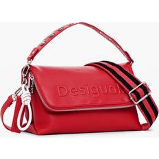 Rosso Borse Desigual Half Logo Crossbody Bag