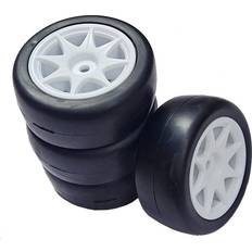 Veneka 4Pcs 58mm Tires 12mm Hex Wheels with Sponge for RC Drift Car