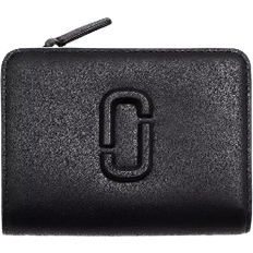 Marc Jacobs The Covered J Mini Compact Wallet - Black