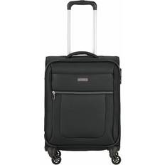 Paklite Paklite Valencia 4 Wheels Cabin Trolley 55 cm Black