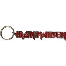 Wallets & Key Holders Iron Maiden Logo With Tails - Grey/Red