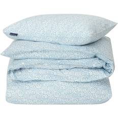 Lexington Wave Duvet Cover Blue, White (210x150cm)