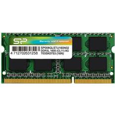 Silicon Power Silicon Power SP008GLSTU160N02 1 x 8GB, 1600 MHz, DDR3L-RAM, SO-DIMM RAM, Grün