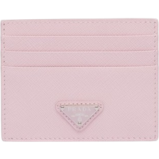 Prada Saffiano Leather Card Holder - Alabaster