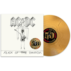 Muziek AC/DC Flick Of The Switch (50th Anniversary) Ltd. Gold Colored Vinyl