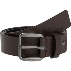 Calvin Klein Cinture Calvin Klein Leather Belt - Dark Brown Pebble