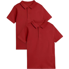 Kid's Polo Shirt 2-pack - Red 