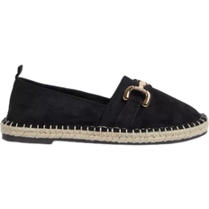 Textile Espadrilles Tu Buckle - Black