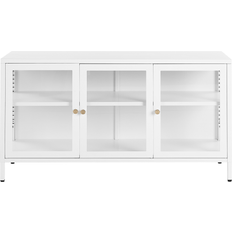 Vitrinas de cristal Newport White Glass Cabinet