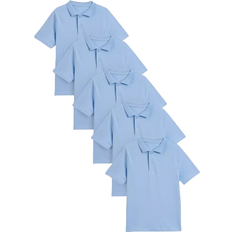 Tu Kid's Polo Shirt 5-pack - Blue