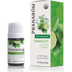 Pranarom Tranquility Essential Oil Blend 5ml Lemon, Bergamot, Distilled Lime, Petitgrain, Spearmint, Orange 100% Pure Essential Oil for Grounding & ClarityUSDA and ECOCERT Certified Organic