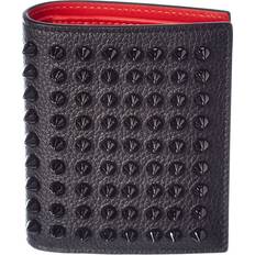 Christian Louboutin Paros Studded Leather Coin Bifold Wallet - Black NoSize