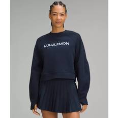 Lululemon Scuba Oversized Pullover Wordmark - True Navy