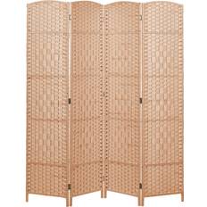 Beliani Room Dividers Beliani Folding 4 Panel LAPPAGO Room Divider