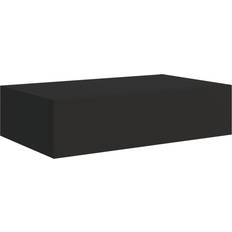 vidaXL 330243 Black Estantería de Pared 40cm