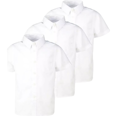 Tu Kid's Dress With Ease Shirts 3-pack - White