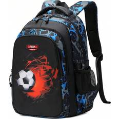Shein Asge Boys Backpack For Kids Camo Bookbag For Middle School Bags Travel Back Pack ASGEBBBlue