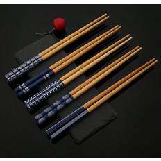 Cheap Chopsticks Shein pcs Set AntiSlip Bamboo Sushi Chopsticks