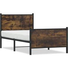 80 cm - Metal Sengerammer vidaXL metal røget Sengeramme