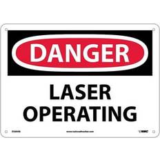 Multicolored Workplace Signs National Marker D569AB OSHA Sign Legend DANGER LASER OPERATING on