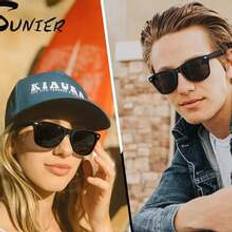 Shein Polarized Sunglasses Men Classic Square Frame Driving Fishing Women Matte Sun