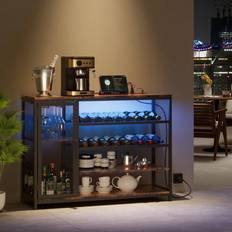 Shein Bar Wine Corner Bar Power Bar With RGB Liquor Cabinet