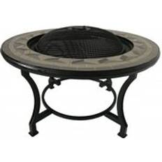 Tile Mosaic Grey Fire Bowl