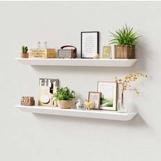 Shein Inch Large White Floating For Wall Shelf