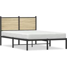 120 cm - Eg Sengerammer vidaXL metal sonoma-eg Sengeramme