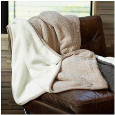 Cariloha Sherpa Blankets Grey (152.4x)