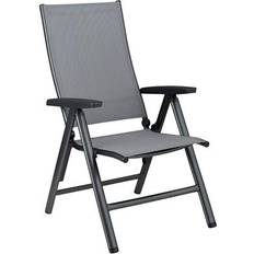Kettler Patio Chairs Kettler Fotel Ogrodowy Rozkładany Cirrus Antracytowy