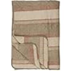 Ib Laursen Tæpper Ib Laursen 07955-00 Quilt Blanket Tæppe Beige, Brun (180.1x130cm)