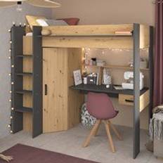 Parisot Grayson High Sleeper with Desk & Wardrobe Sofa