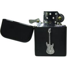 Knight Guitar matte black stormproof petrol lighter