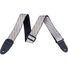 Straps Gretsch Genuine Gold Guitar Strap with White Logos White