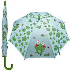 Umbrellas A2Z A2z 4 kids stick umbrella frog walking umbrellas water proof brolly 96cm canopy