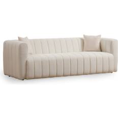 Asir Group INC Beige Sectional Corner Sofa-Bed 33.8583 H x 85.8268 W x 51.1811 D in Orange/White/Brown Sofa 2 Seater