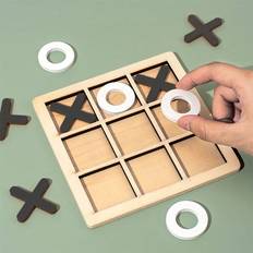 Shein pc Wooden TicTacToe Board Game