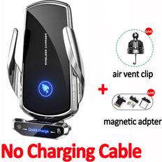 Maxpower silver No cable 15W Car Wireless Charger for iPhone 12 13 14 Pro Xiaomi Mi 12 11 Samsung