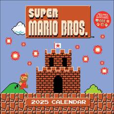 Andrews McMeel Publishing Super Mario Bros. 8-Bit Retro 2025 Wall Calendar