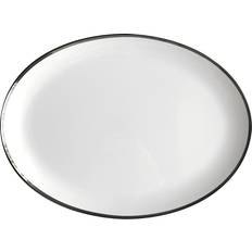 Twig New York Platinum Edge Oval Platter Bandejay Bandeja de Servir