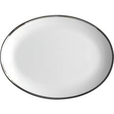 Twig New York Platinum Edge Oval Platter Bandejay Bandeja de Servir