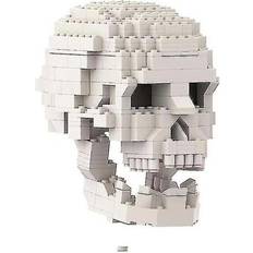 HKHBJS Skeleton Building Model Diy Assembly Toy Educational School For Bold Children Kid Gift blockswhite