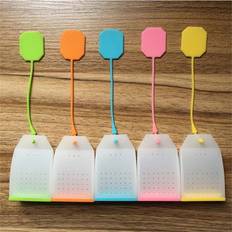 Red Tea Strainers Shein pc EasyToUse Silicone Infuser Tea Strainer